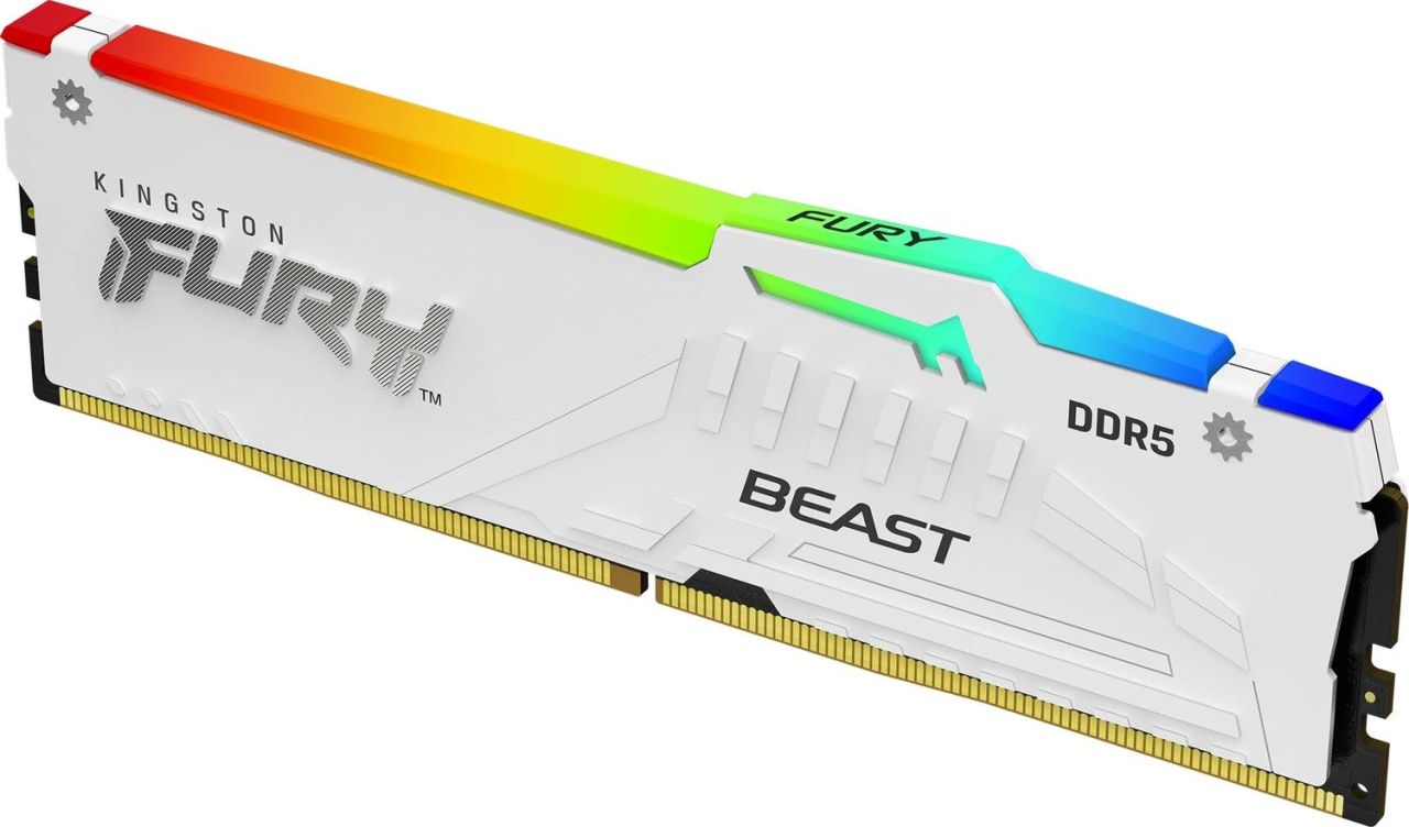 Kingston 32GB 6400MHz Fury Beast RGB White Kingston 32GB 6400MHz Fury Beast RGB White