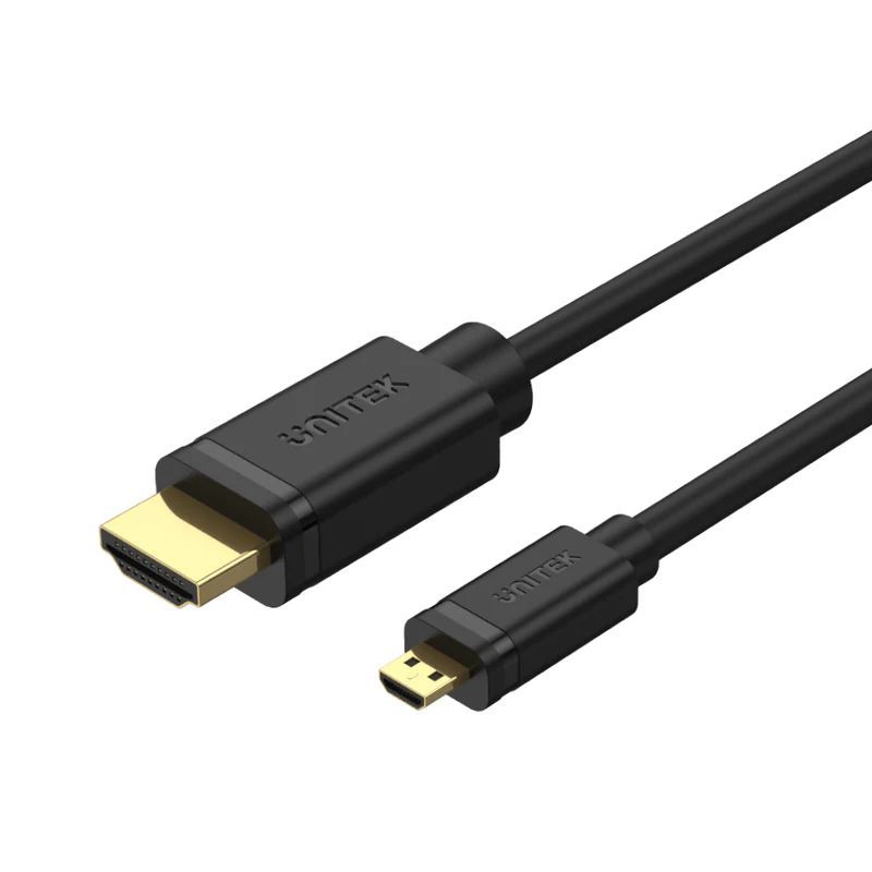Unitek Micro HDMI to HDMI 4K 60Hz High Speed Cable 2m Black Unitek Micro HDMI to HDMI 4K 60Hz High Speed Cable 2m Black