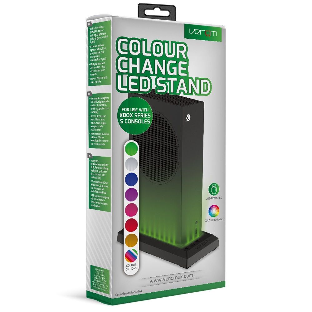 Venom Colour Charger LED Stand Black