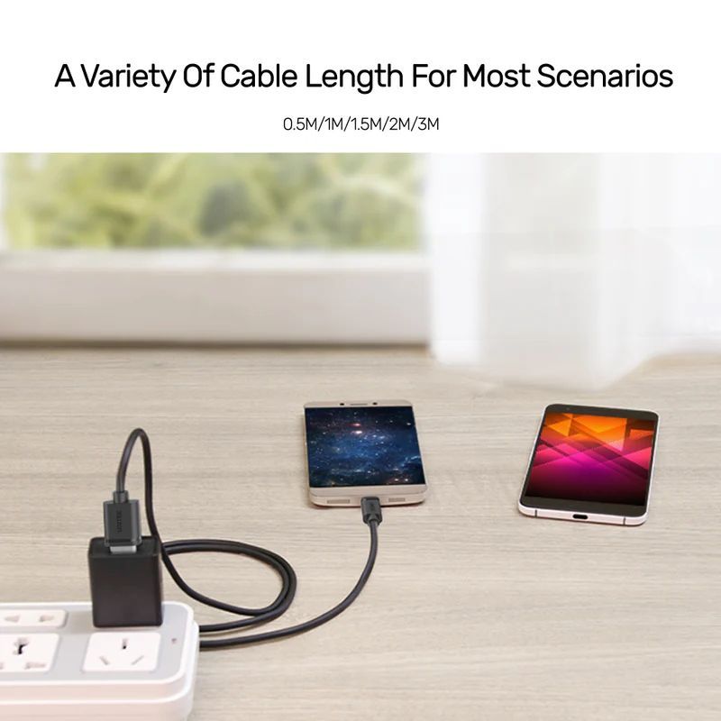 Unitek USB 2.0 to Micro USB Charging Cable 1,5m Black Unitek USB 2.0 to Micro USB Charging Cable 1,5m Black