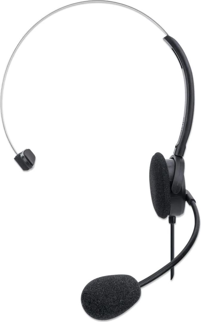 Manhattan Mono USB Headset Black Manhattan Mono USB Headset Black