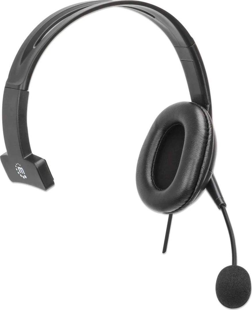 Manhattan Mono USB Headset Black Manhattan Mono USB Headset Black