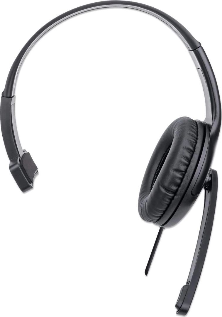 Manhattan Mono USB Headset Black Manhattan Mono USB Headset Black