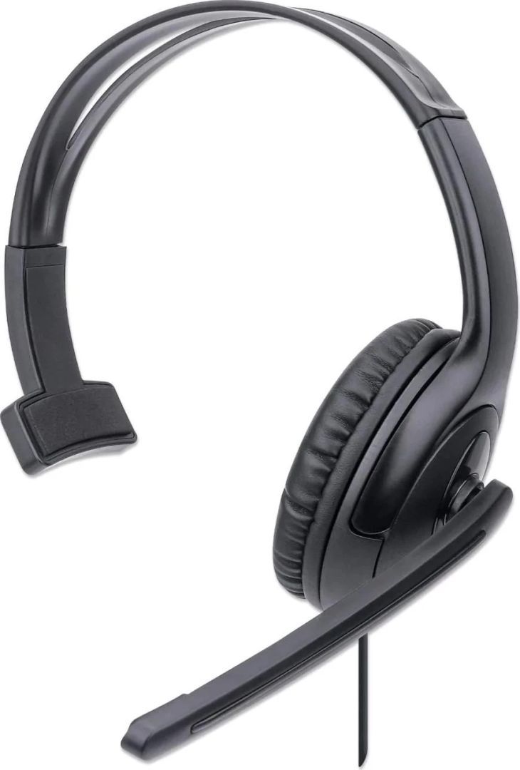 Manhattan Mono USB Headset Black Manhattan Mono USB Headset Black