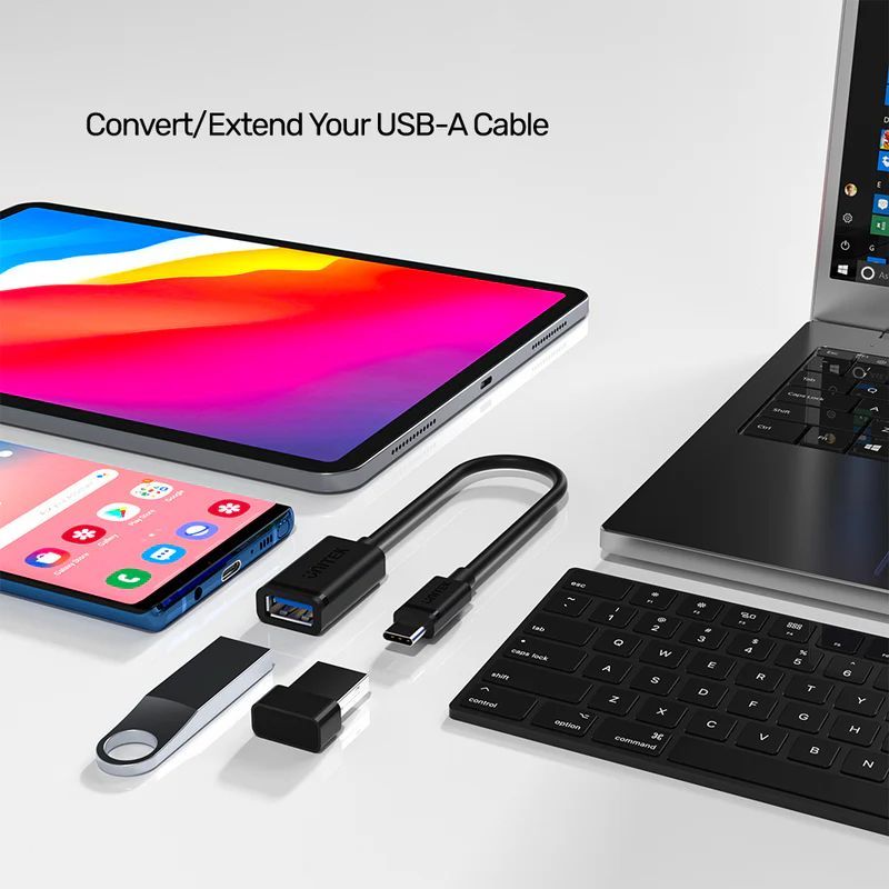 Unitek USB-C to USB-A Adapter with 5Gbps (USB 3.0) Black Unitek USB-C to USB-A Adapter with 5Gbps (USB 3.0) Black