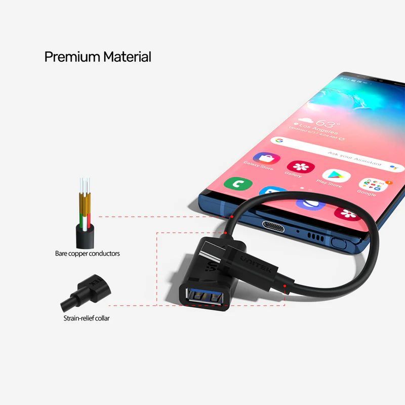 Unitek USB-C to USB-A Adapter with 5Gbps (USB 3.0) Black Unitek USB-C to USB-A Adapter with 5Gbps (USB 3.0) Black