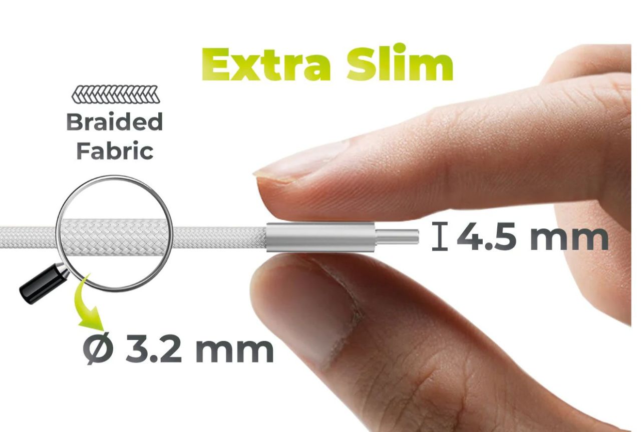Mobile Origin CB11 60W UltraSlim USB-C to USB-C Cable 1m White Mobile Origin CB11 60W UltraSlim USB-C to USB-C Cable 1m White