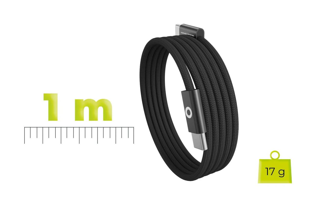 Mobile Origin CB11 60W UltraSlim USB-C to USB-C Cable 1m Black Mobile Origin CB11 60W UltraSlim USB-C to USB-C Cable 1m Black