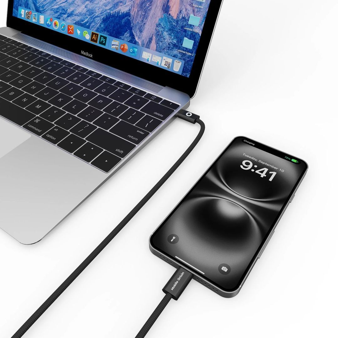 Mobile Origin CB11 60W UltraSlim USB-C to USB-C Cable 1m Black Mobile Origin CB11 60W UltraSlim USB-C to USB-C Cable 1m Black