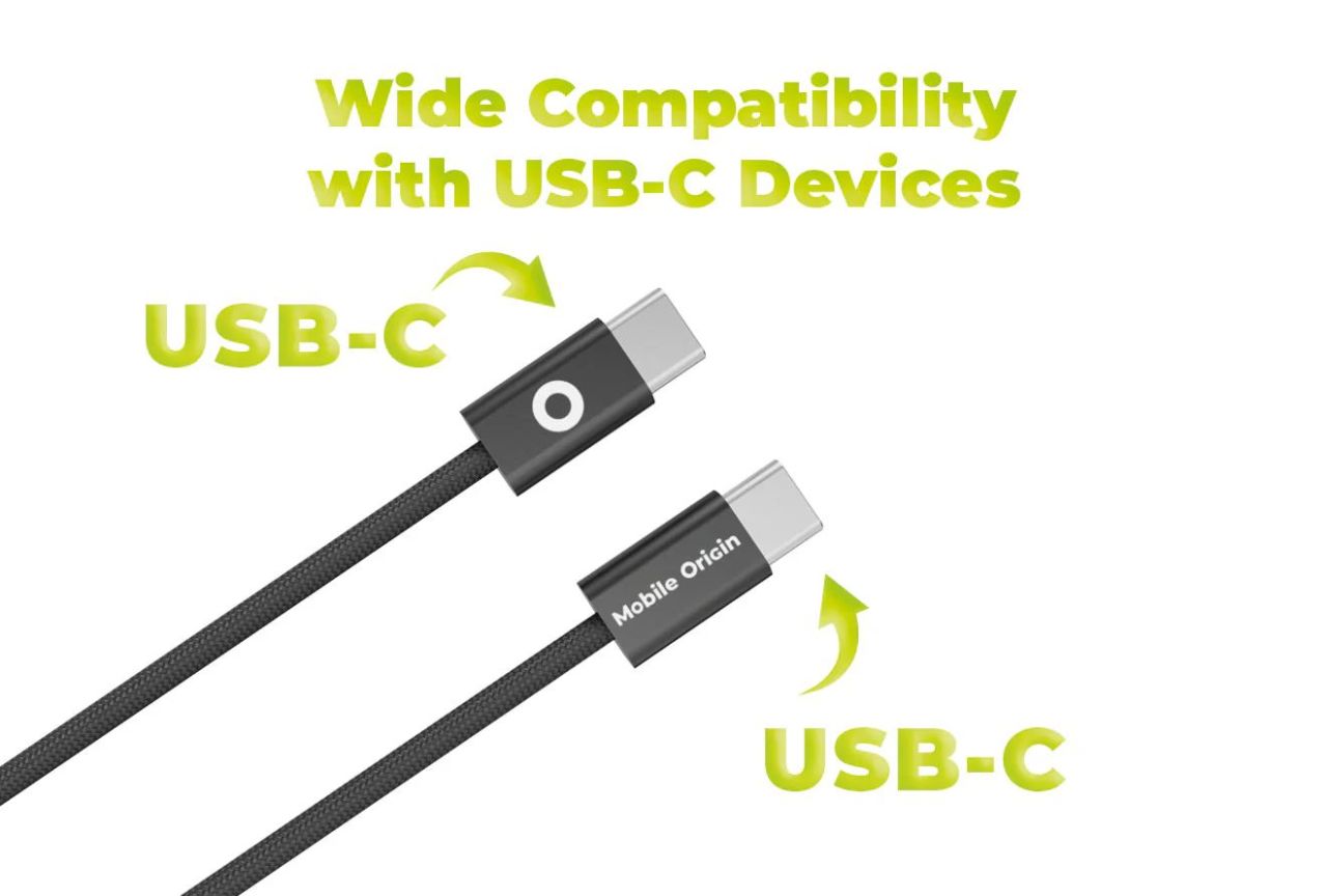 Mobile Origin CB11 60W UltraSlim USB-C to USB-C Cable 1m Black Mobile Origin CB11 60W UltraSlim USB-C to USB-C Cable 1m Black
