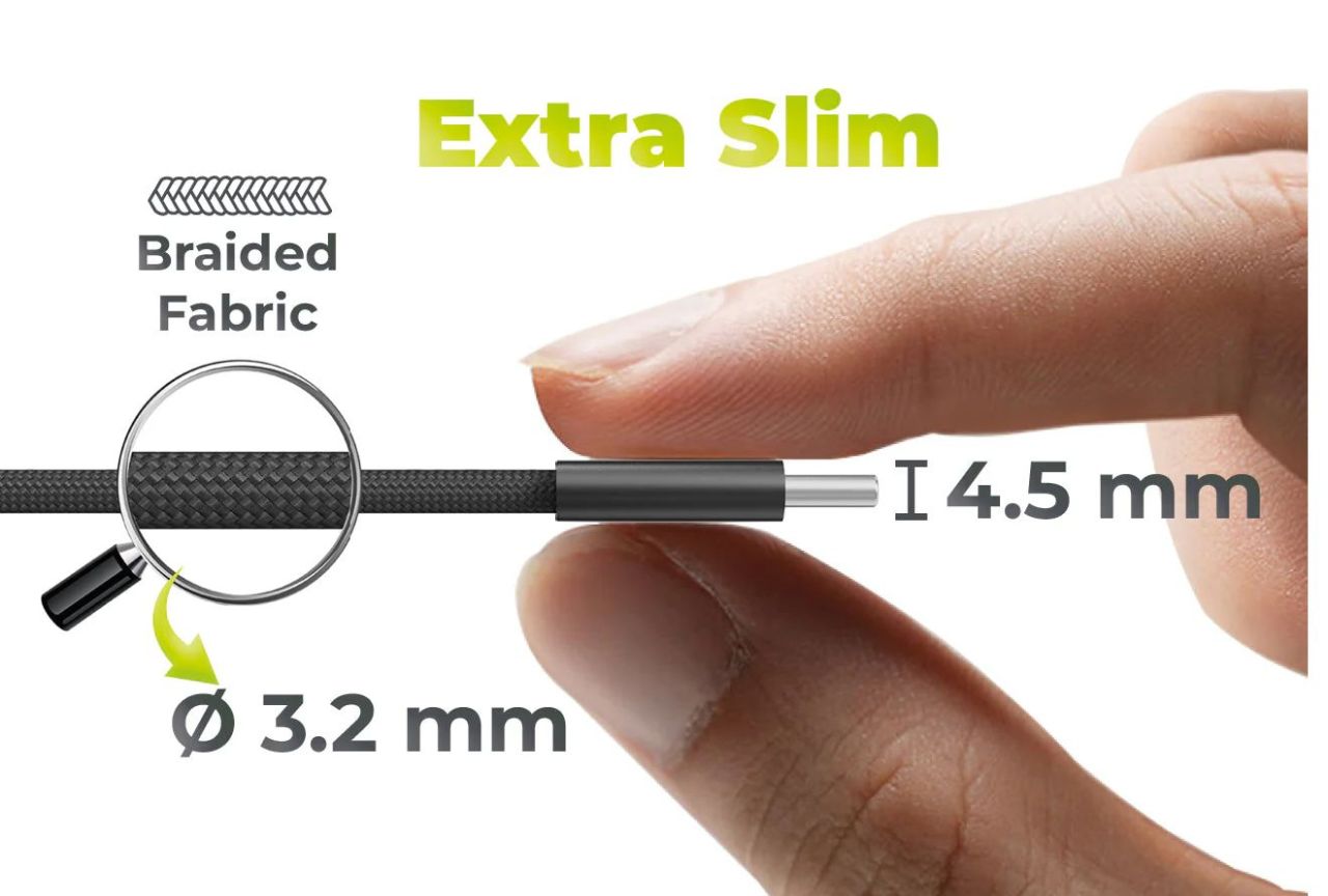 Mobile Origin CB11 60W UltraSlim USB-C to USB-C Cable 1m Black Mobile Origin CB11 60W UltraSlim USB-C to USB-C Cable 1m Black