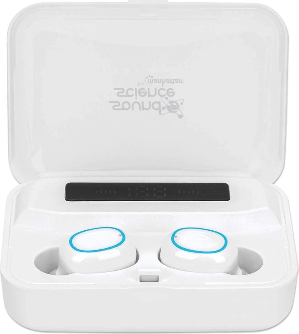 Manhattan Sound Science True Wireless Headset White/Blue Manhattan Sound Science True Wireless Headset White/Blue
