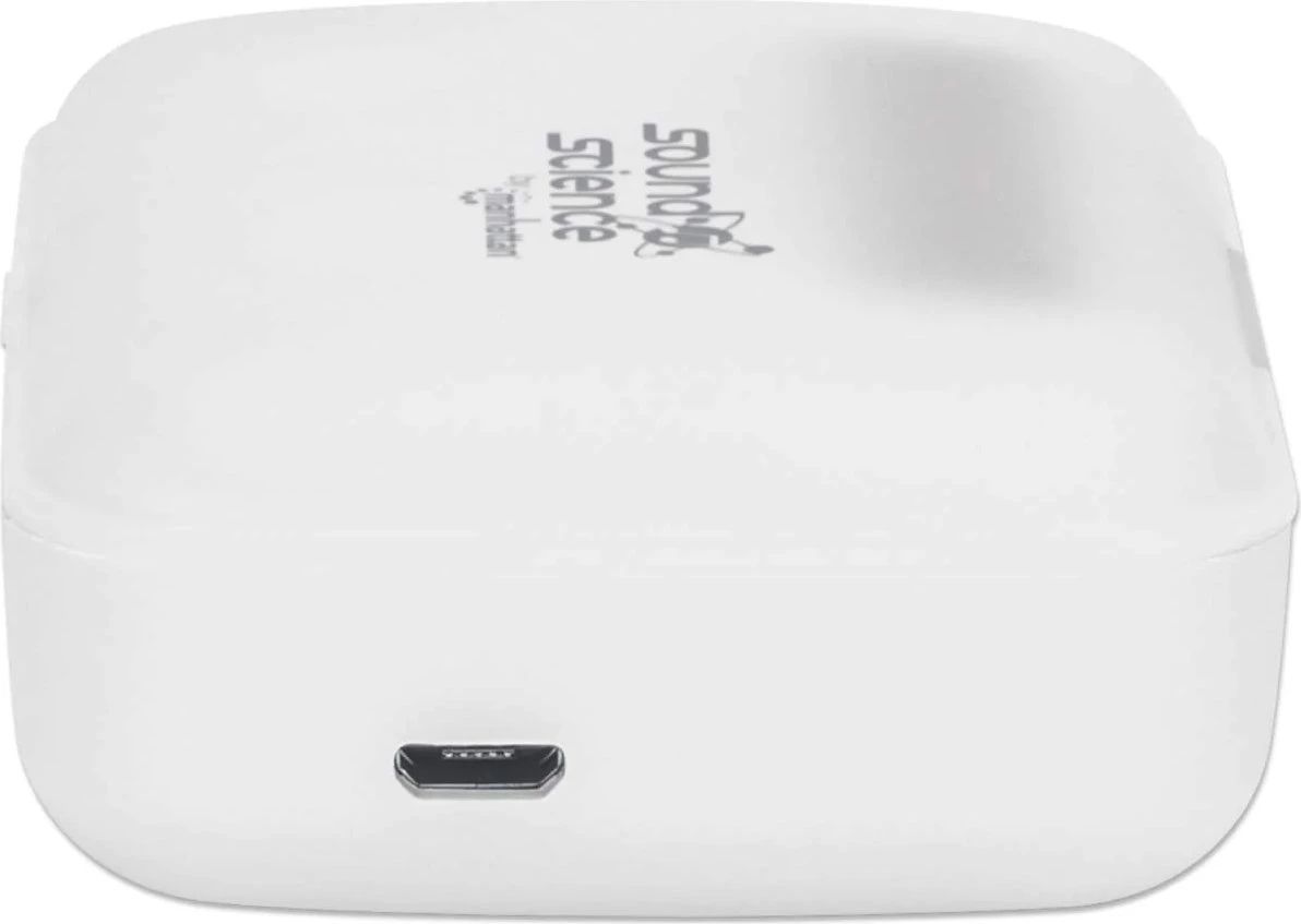 Manhattan Sound Science True Wireless Headset White/Blue Manhattan Sound Science True Wireless Headset White/Blue