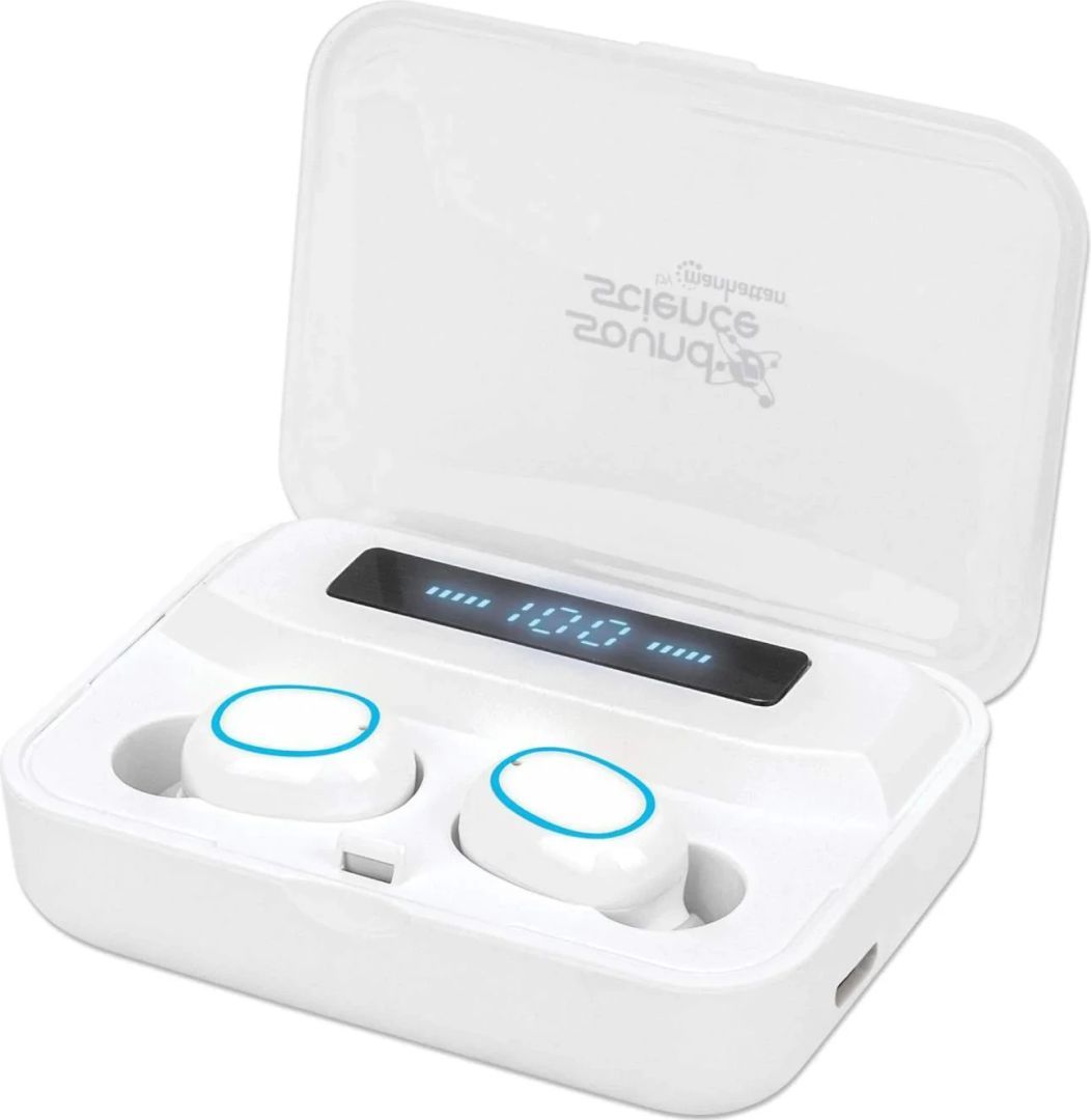 Manhattan Sound Science True Wireless Headset White/Blue Manhattan Sound Science True Wireless Headset White/Blue