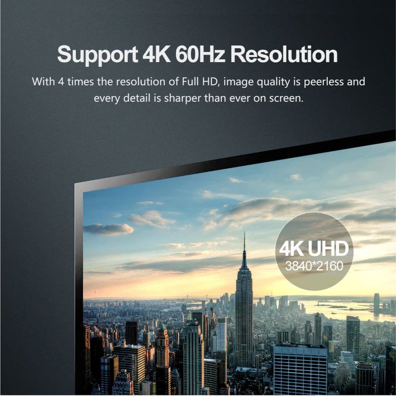 Unitek DisplayPort 1.2 Cable 4K 60Hz 2m Black Unitek DisplayPort 1.2 Cable 4K 60Hz 2m Black