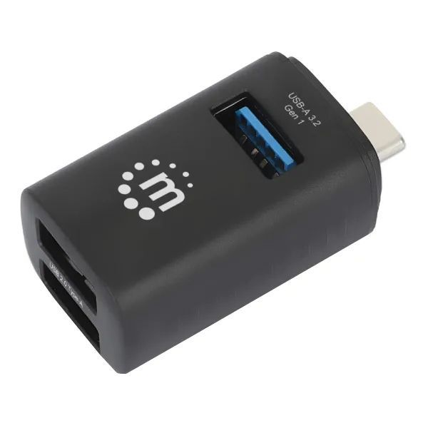 Manhattan 3-Port USB 2.0 HUB Black Manhattan 3-Port USB 2.0 HUB Black