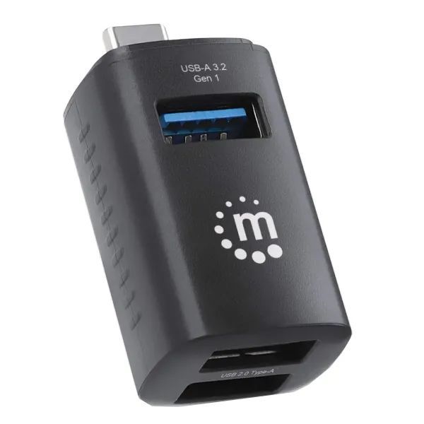 Manhattan 3-Port USB 2.0 HUB Black Manhattan 3-Port USB 2.0 HUB Black