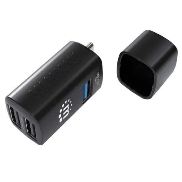 Manhattan 3-Port USB 2.0 HUB Black Manhattan 3-Port USB 2.0 HUB Black
