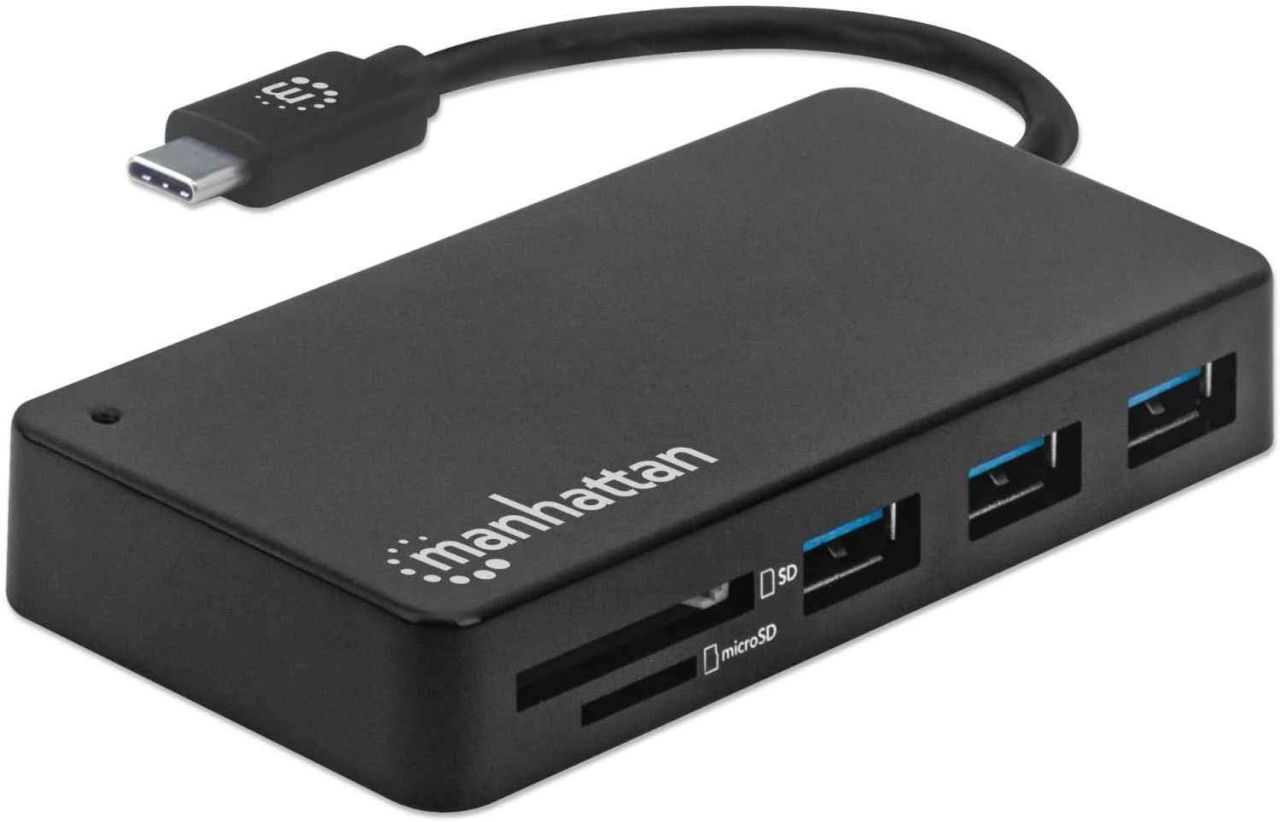 Manhattan 3-Port USB 3.0 HUB Black Manhattan 3-Port USB 3.0 HUB Black