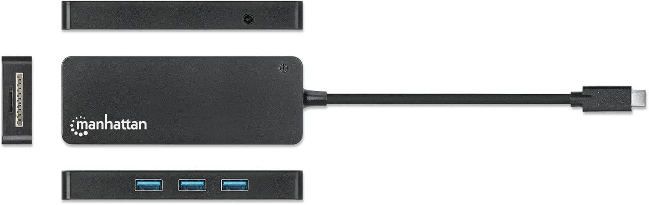 Manhattan 3-Port USB 3.0 HUB Black Manhattan 3-Port USB 3.0 HUB Black