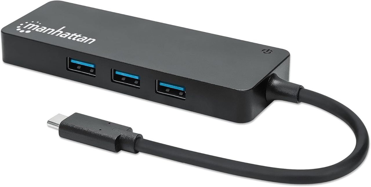 Manhattan 3-Port USB 3.0 HUB Black Manhattan 3-Port USB 3.0 HUB Black