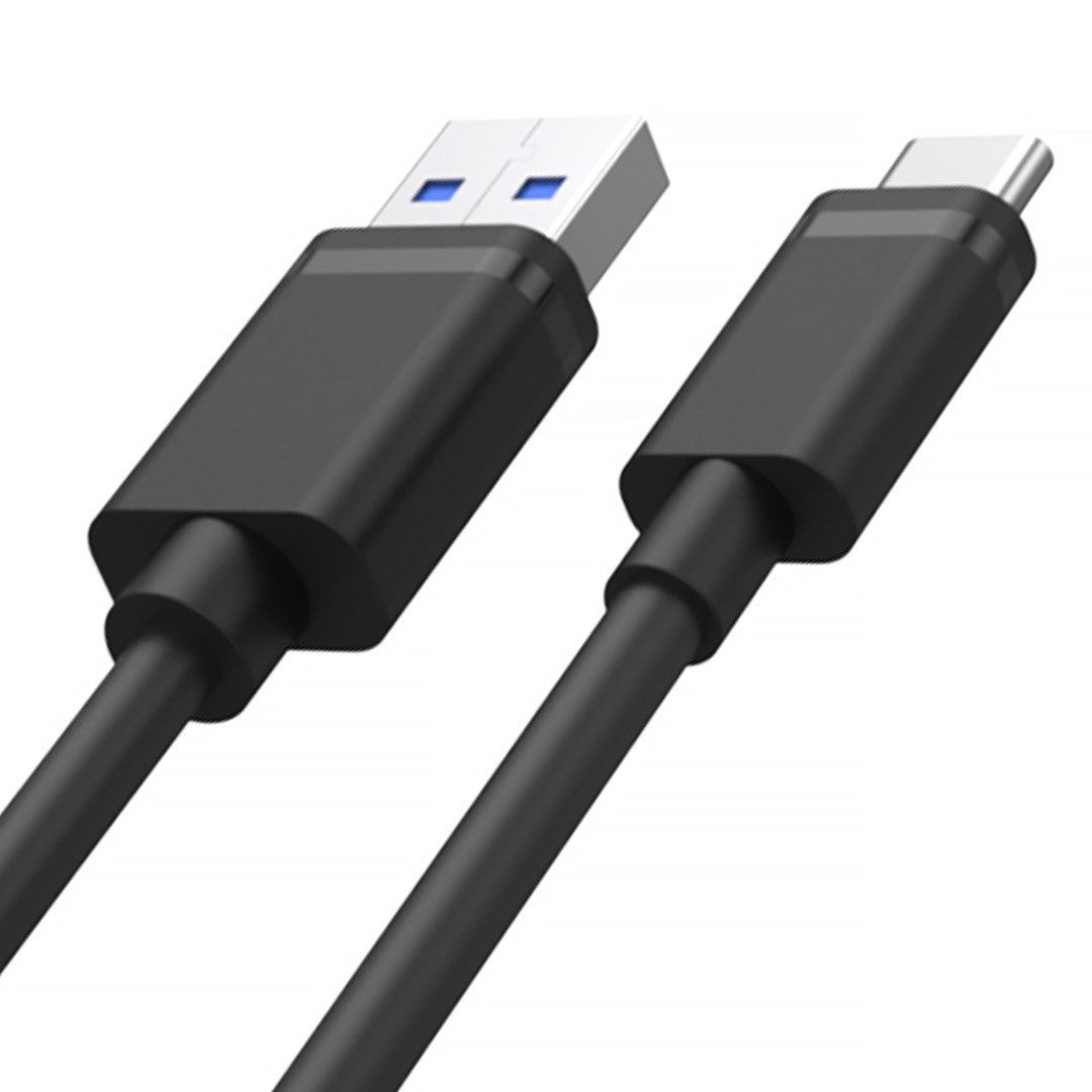 Unitek USB-A to USB-C Cable 0,5m Black Unitek USB-A to USB-C Cable 0,5m Black
