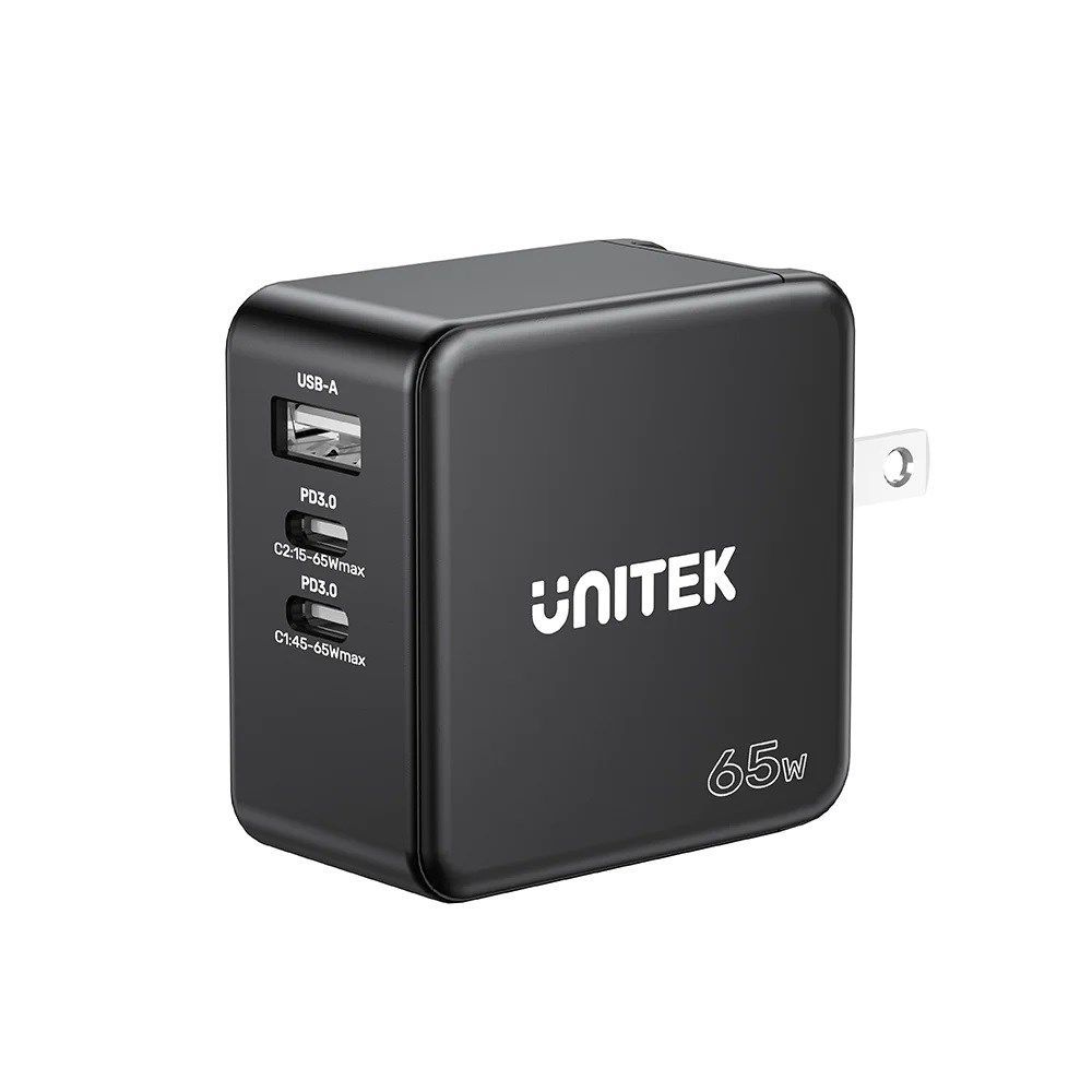 Unitek P1117B Wall Charger 65W Black Unitek P1117B Wall Charger 65W Black