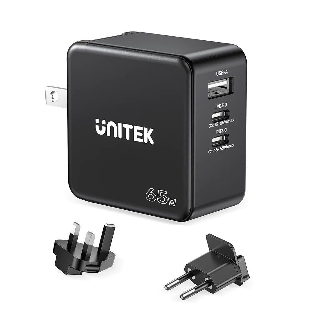 Unitek P1117B Wall Charger 65W Black Unitek P1117B Wall Charger 65W Black