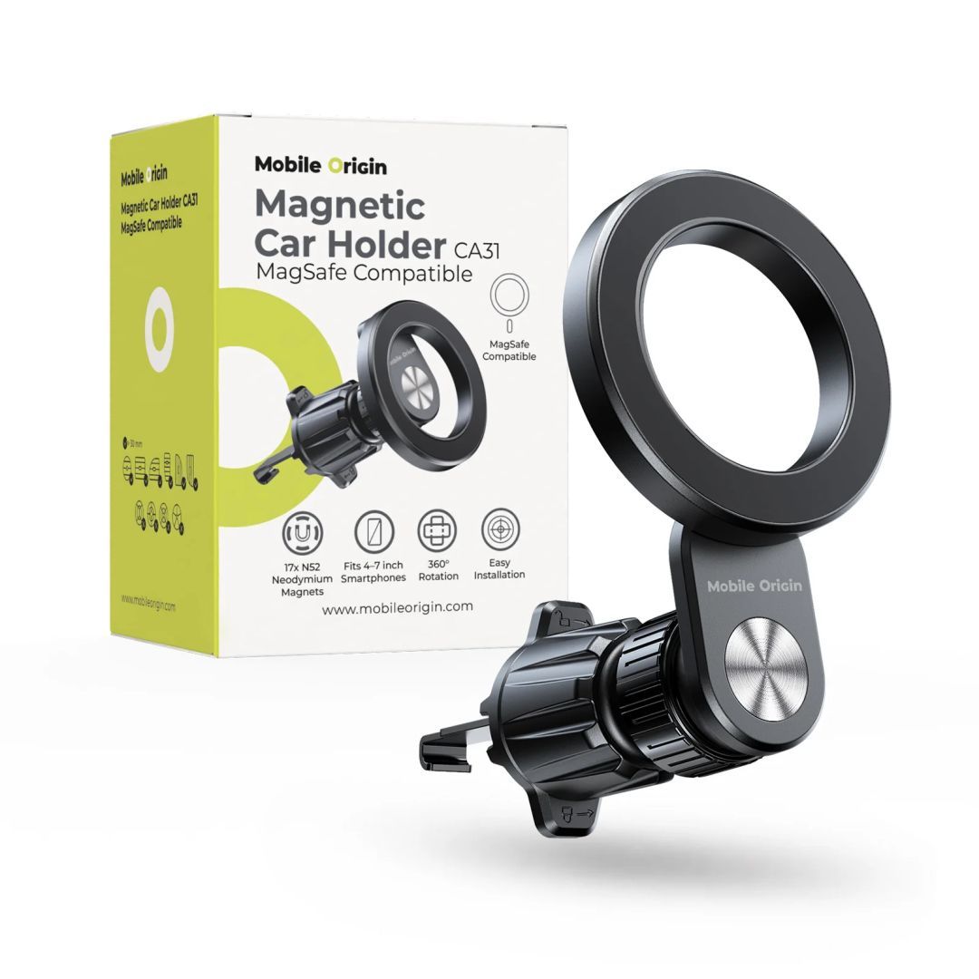 Mobile Origin CA31 Magnetic Car Holder Magsafe Compatible Black