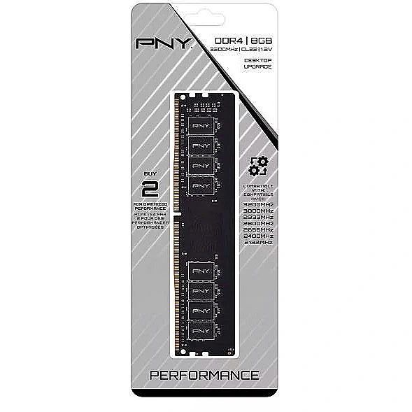 PNY 8GB DDR4 3200MHz Black OEM PNY 8GB DDR4 3200MHz Black OEM