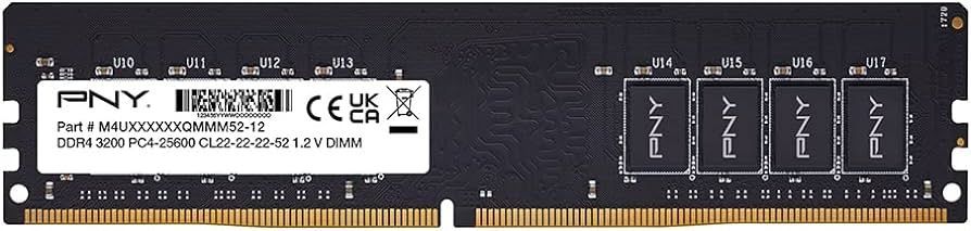 PNY 8GB DDR4 3200MHz Black OEM PNY 8GB DDR4 3200MHz Black OEM