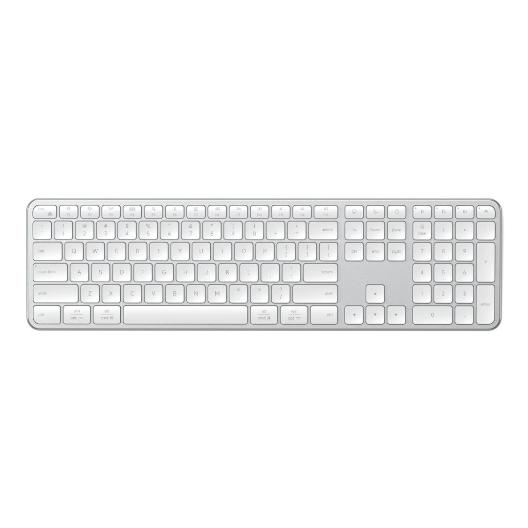 Satechi Slim EX3 Wireless Bluetooth Keyboard Silver US Satechi Slim EX3 Wireless Bluetooth Keyboard Silver US
