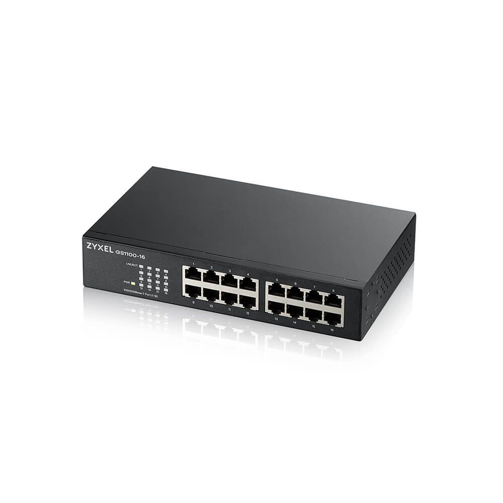 ZyXEL GS1100-16S-EU0101F 16-port GbE Unmanaged Switch