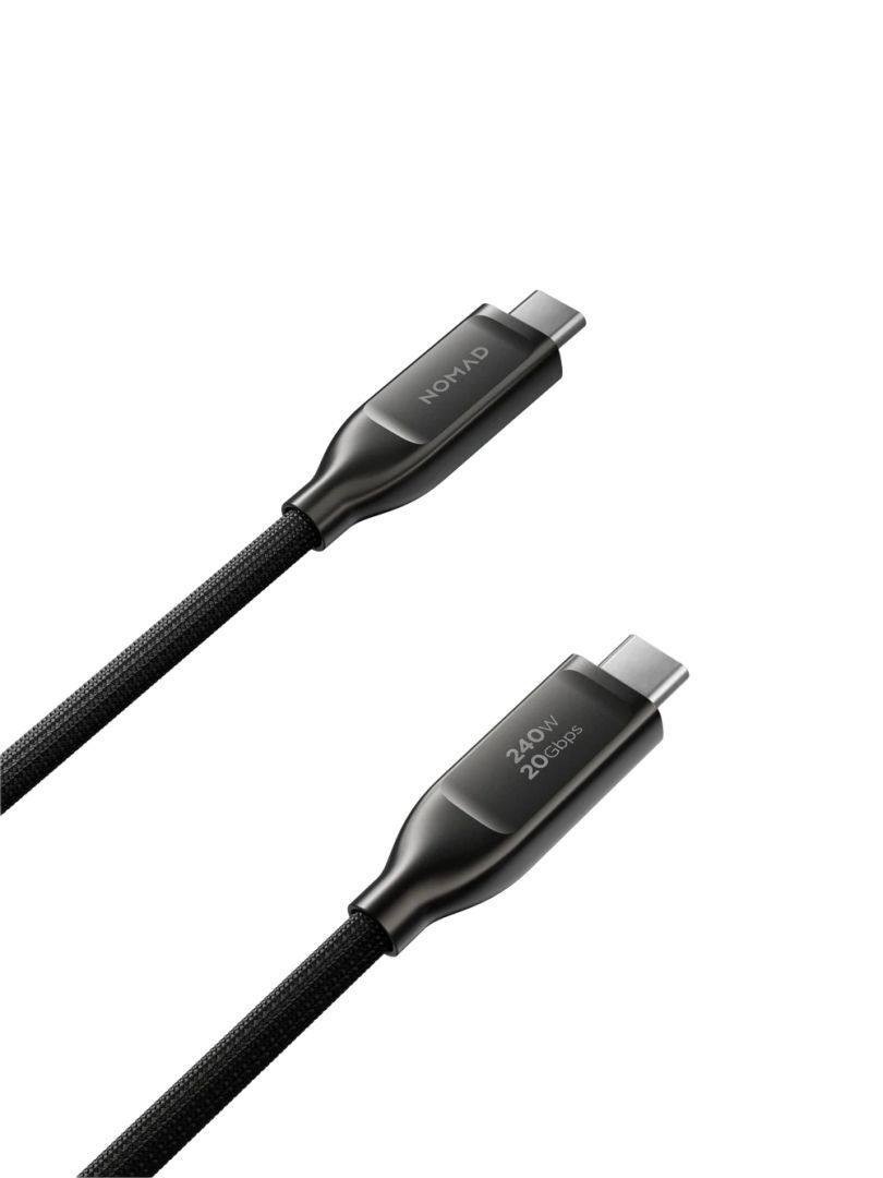 Nomad USB4 Kevlar cable USB-C to USB-C 1m Black Nomad USB4 Kevlar cable USB-C to USB-C 1m Black