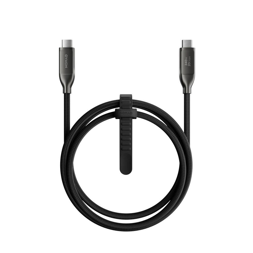 Nomad USB4 Kevlar cable USB-C to USB-C 1m Black Nomad USB4 Kevlar cable USB-C to USB-C 1m Black