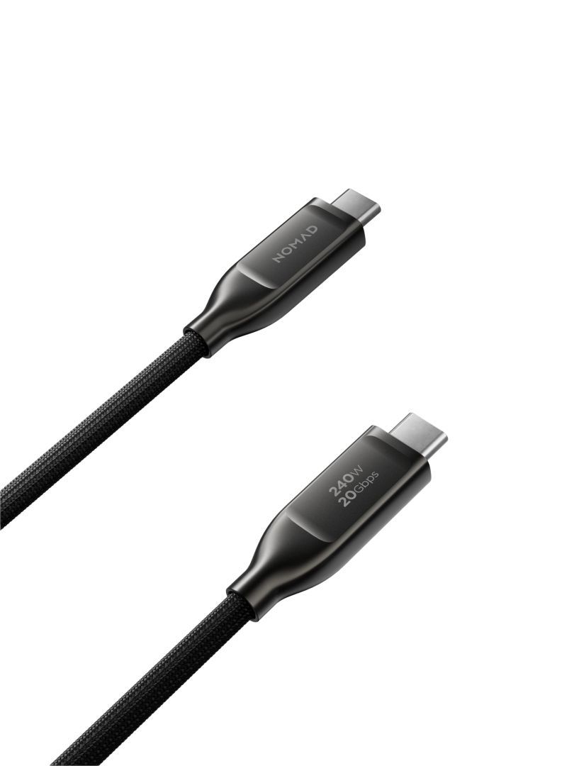 Nomad USB4 Kevlar cable USB-C to USB-C 0,3m Black Nomad USB4 Kevlar cable USB-C to USB-C 0,3m Black