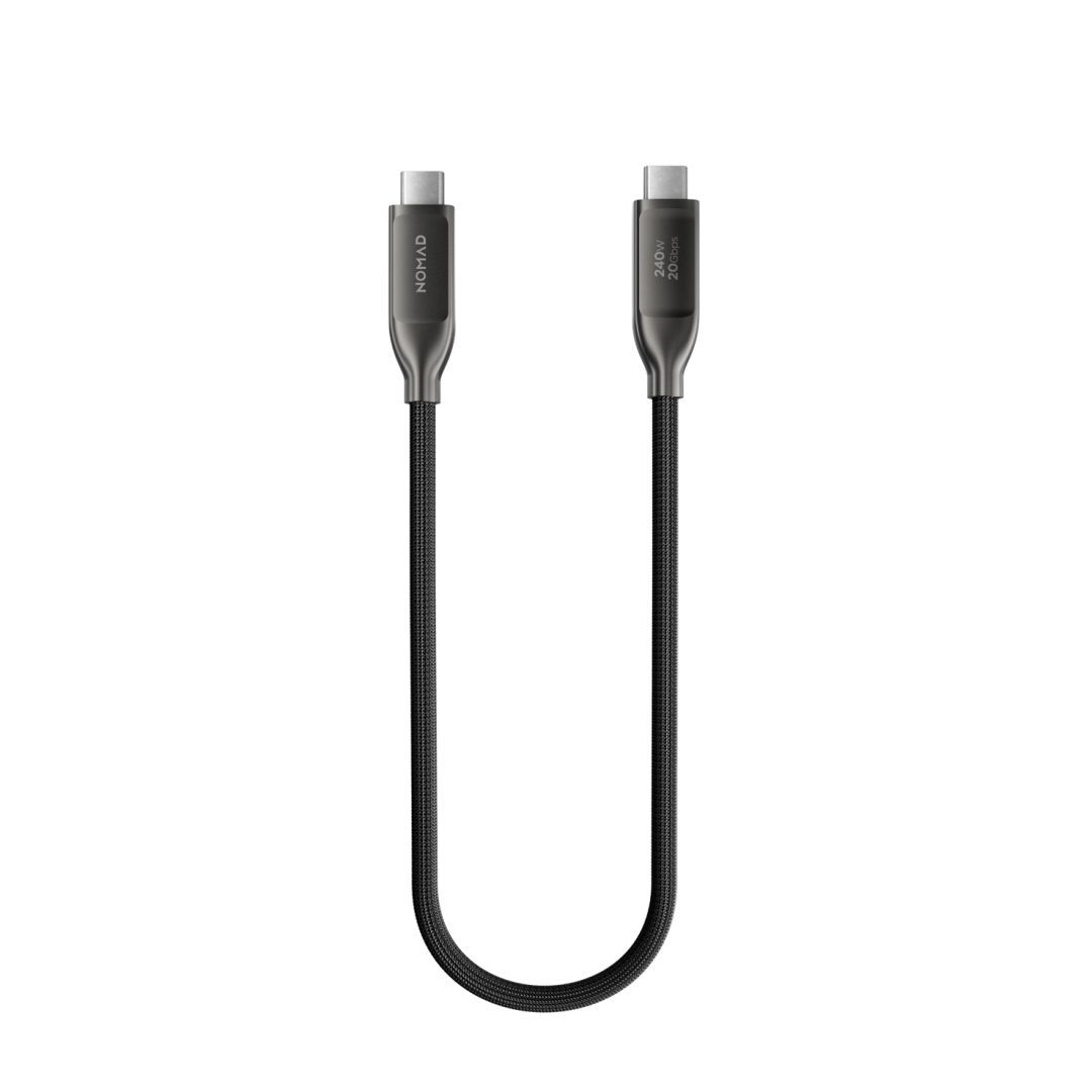 Nomad USB4 Kevlar cable USB-C to USB-C 0,3m Black Nomad USB4 Kevlar cable USB-C to USB-C 0,3m Black