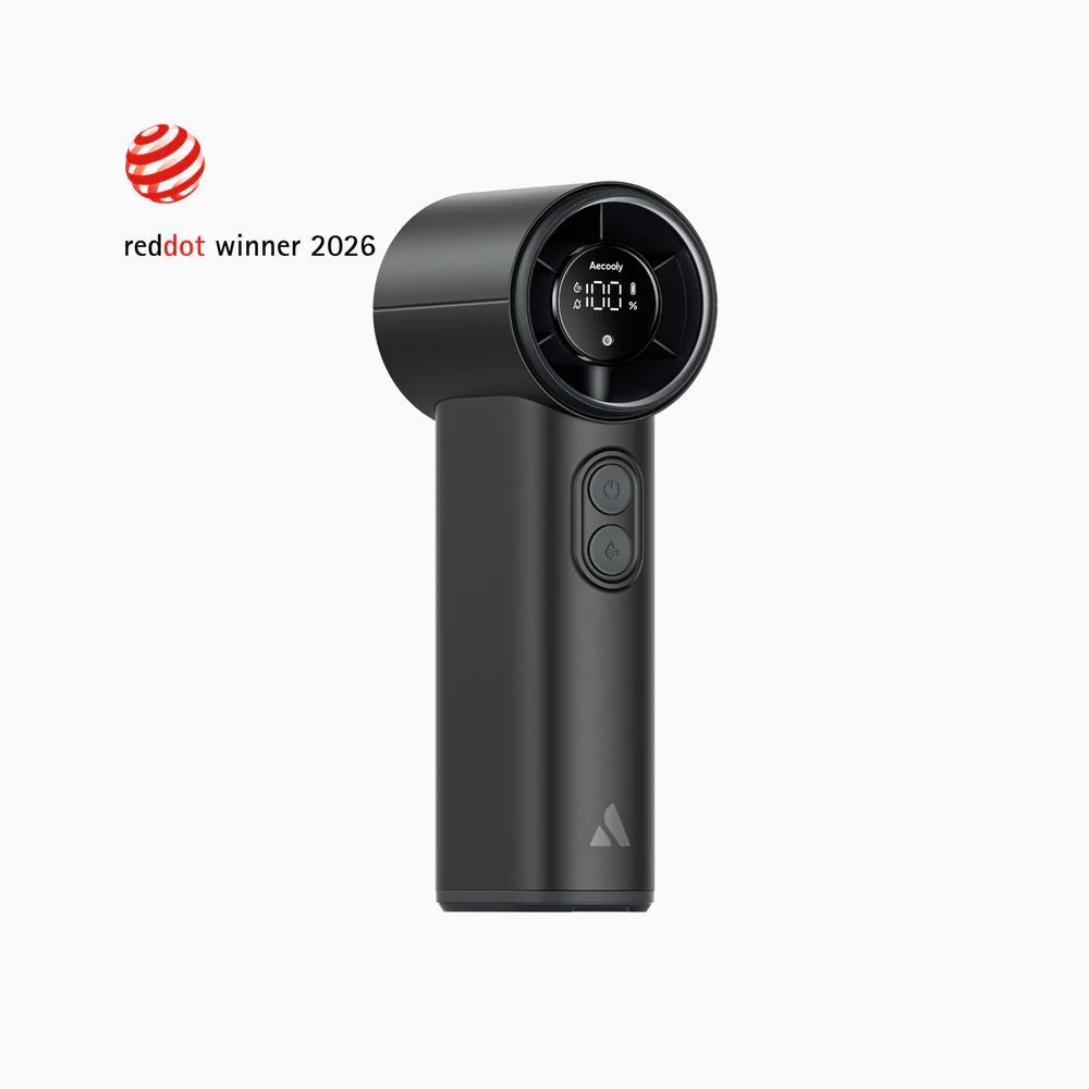 Aecooly Cold Air Pro Portable Handheld Fan Black