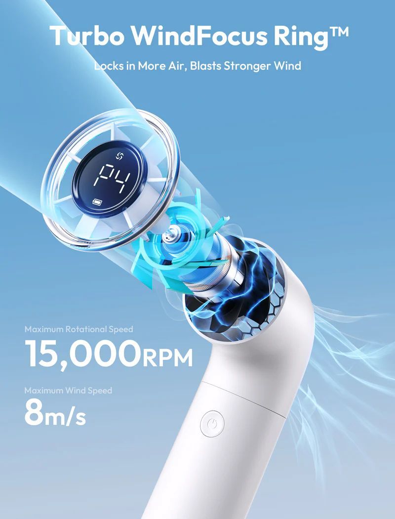 Aecooly Aero Handheld High-Speed Fan White