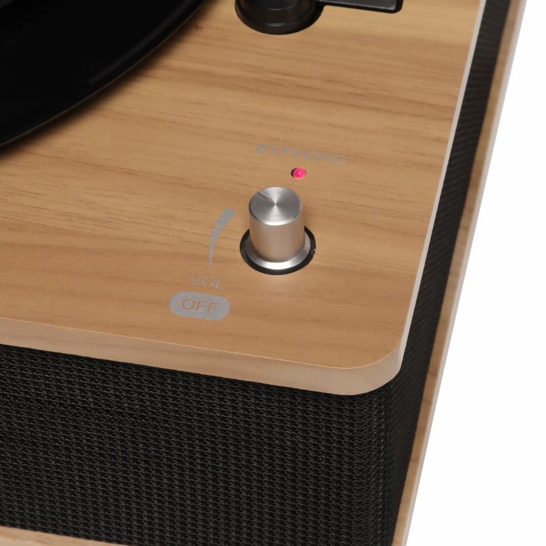 Denver VPB-262LW Retro turntable with Bluetooth & built-in speakers
