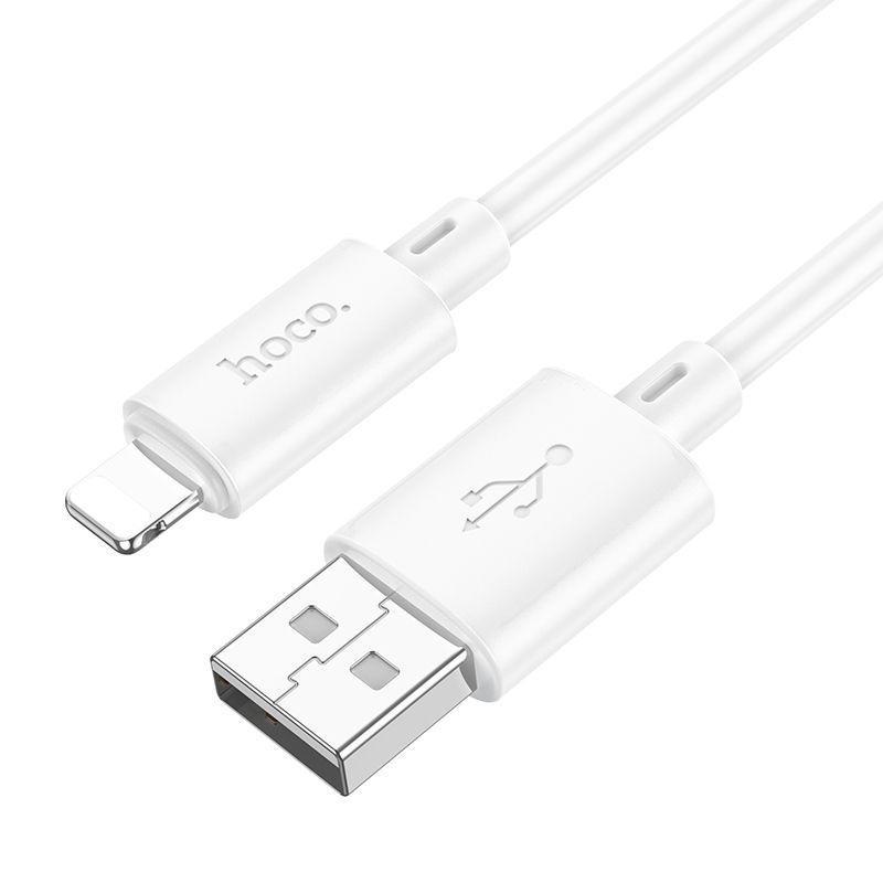 Hoco X113 USB-A to Lightning cable 2,4A 1m White