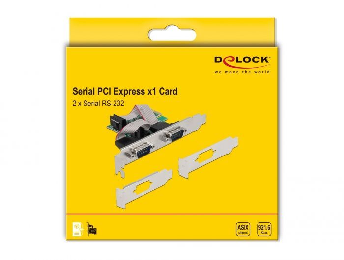 DeLock PCI Express Card to 2x Serial RS-232 DeLock PCI Express Card to 2x Serial RS-232
