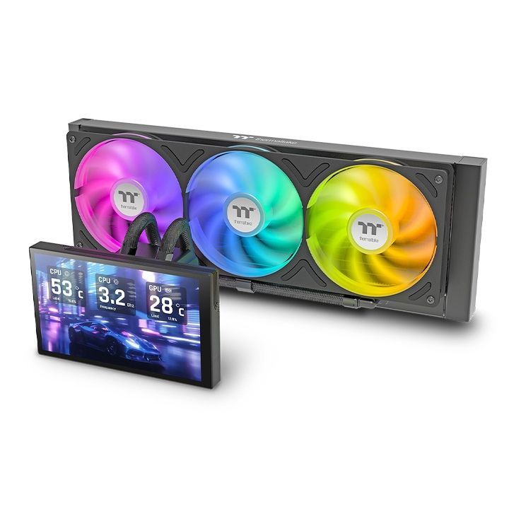 Thermaltake ST360 Ultra ARGB Sync AIO Liquid Cooler Black Thermaltake ST360 Ultra ARGB Sync AIO Liquid Cooler Black