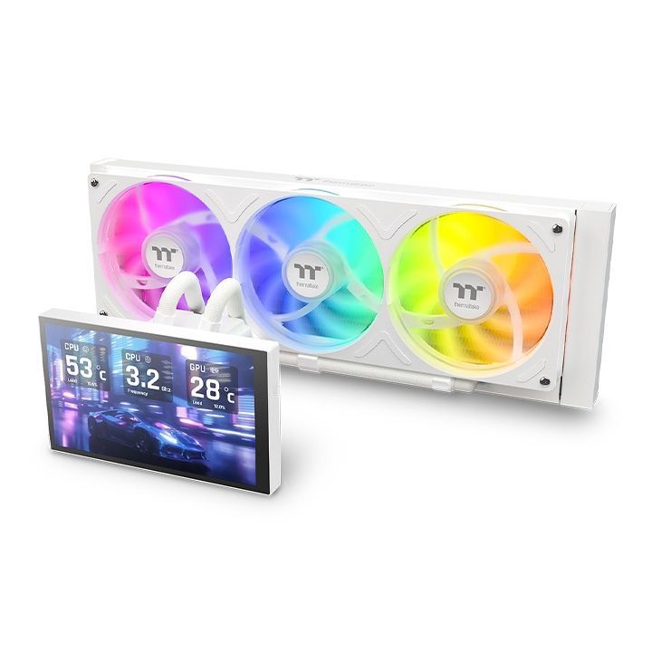 Thermaltake ST360 Ultra ARGB Sync AIO Liquid Cooler Snow Thermaltake ST360 Ultra ARGB Sync AIO Liquid Cooler Snow