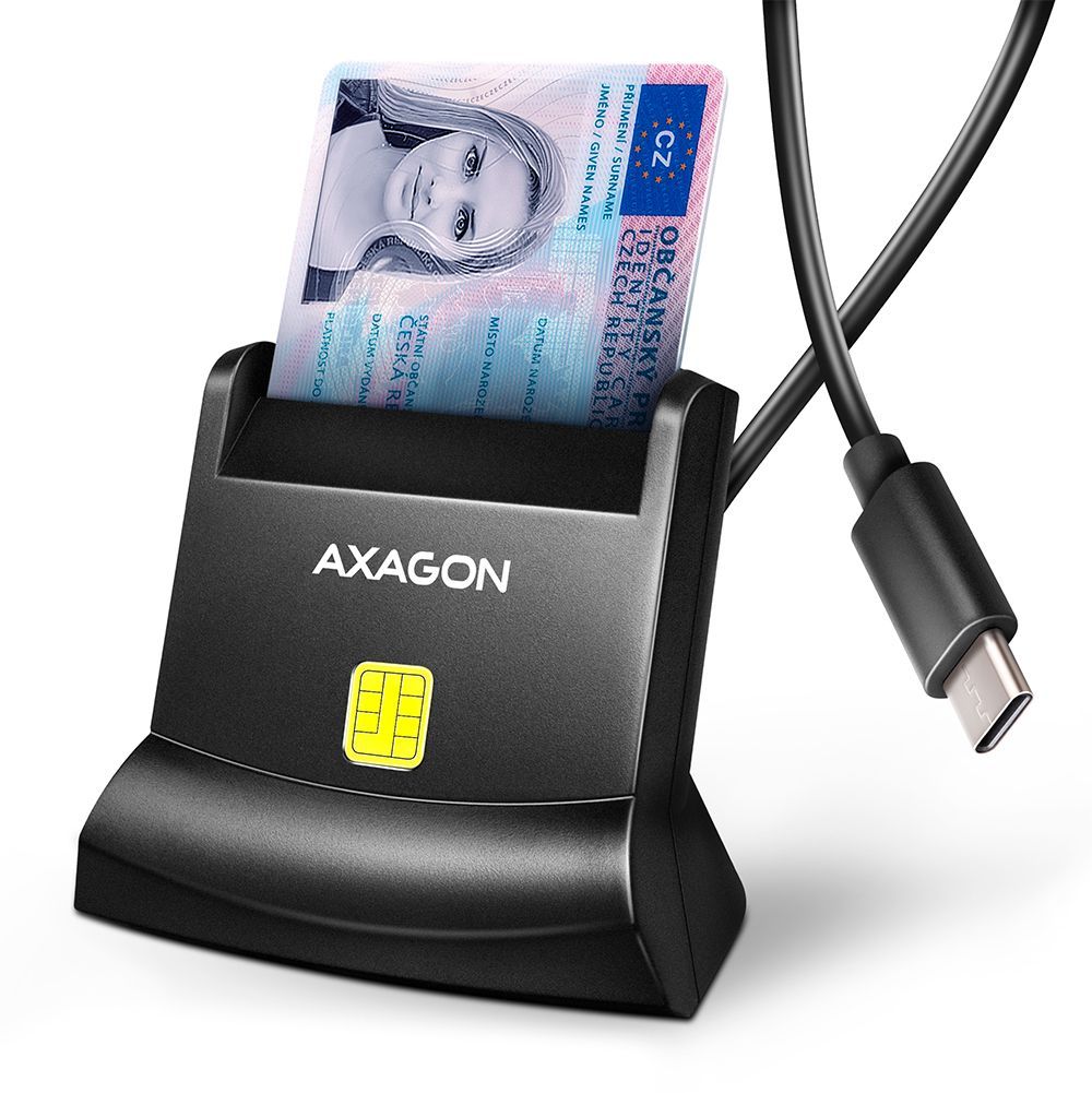 AXAGON CRE-SM4NC Smart Card Reader Black AXAGON CRE-SM4NC Smart Card Reader Black