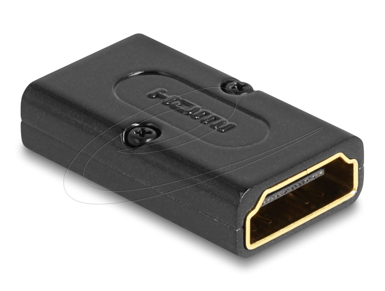 DeLock HDMI Adapter female to female 8K 60Hz metal Black DeLock HDMI Adapter female to female 8K 60Hz metal Black