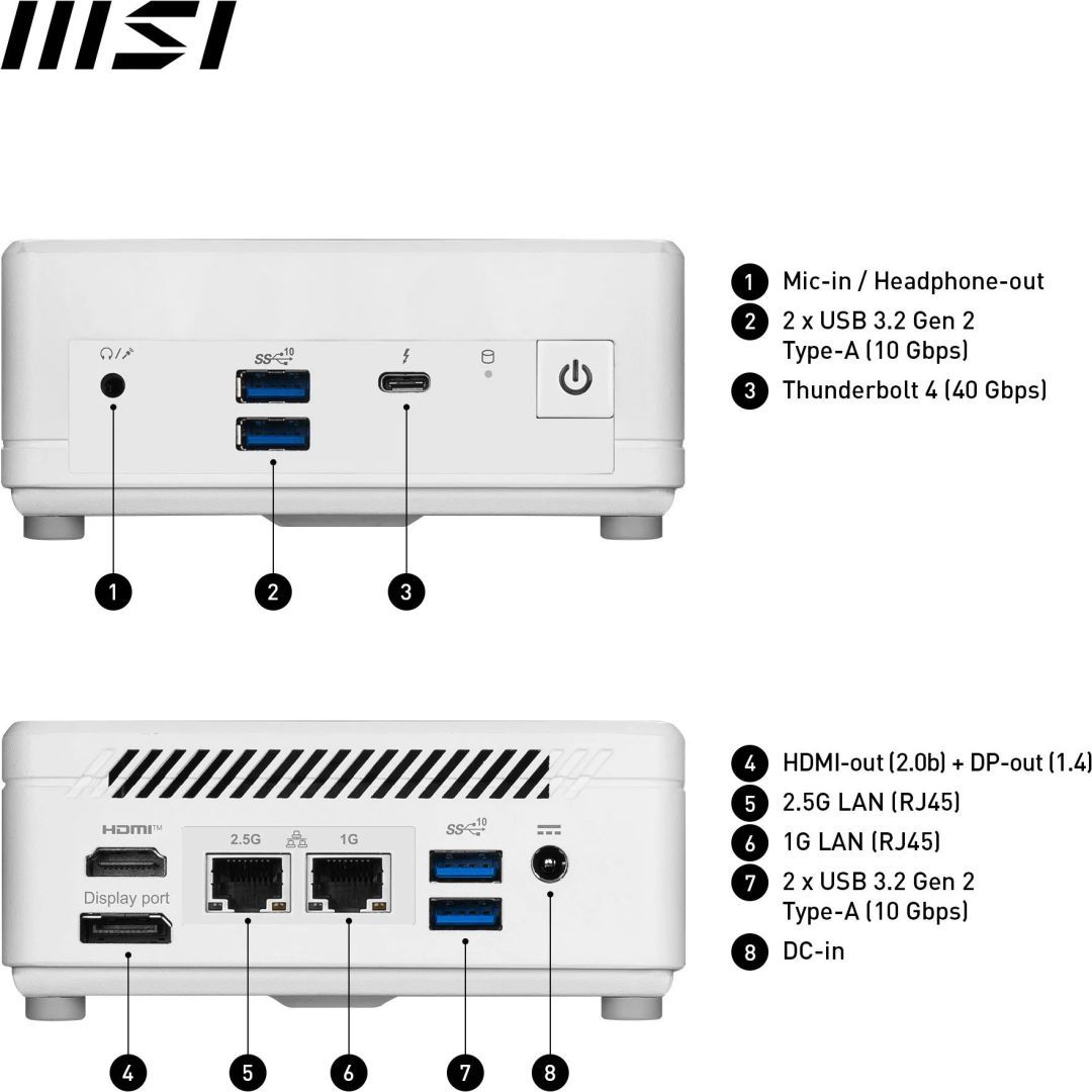 Msi Cubi 5 1M White Msi Cubi 5 1M White