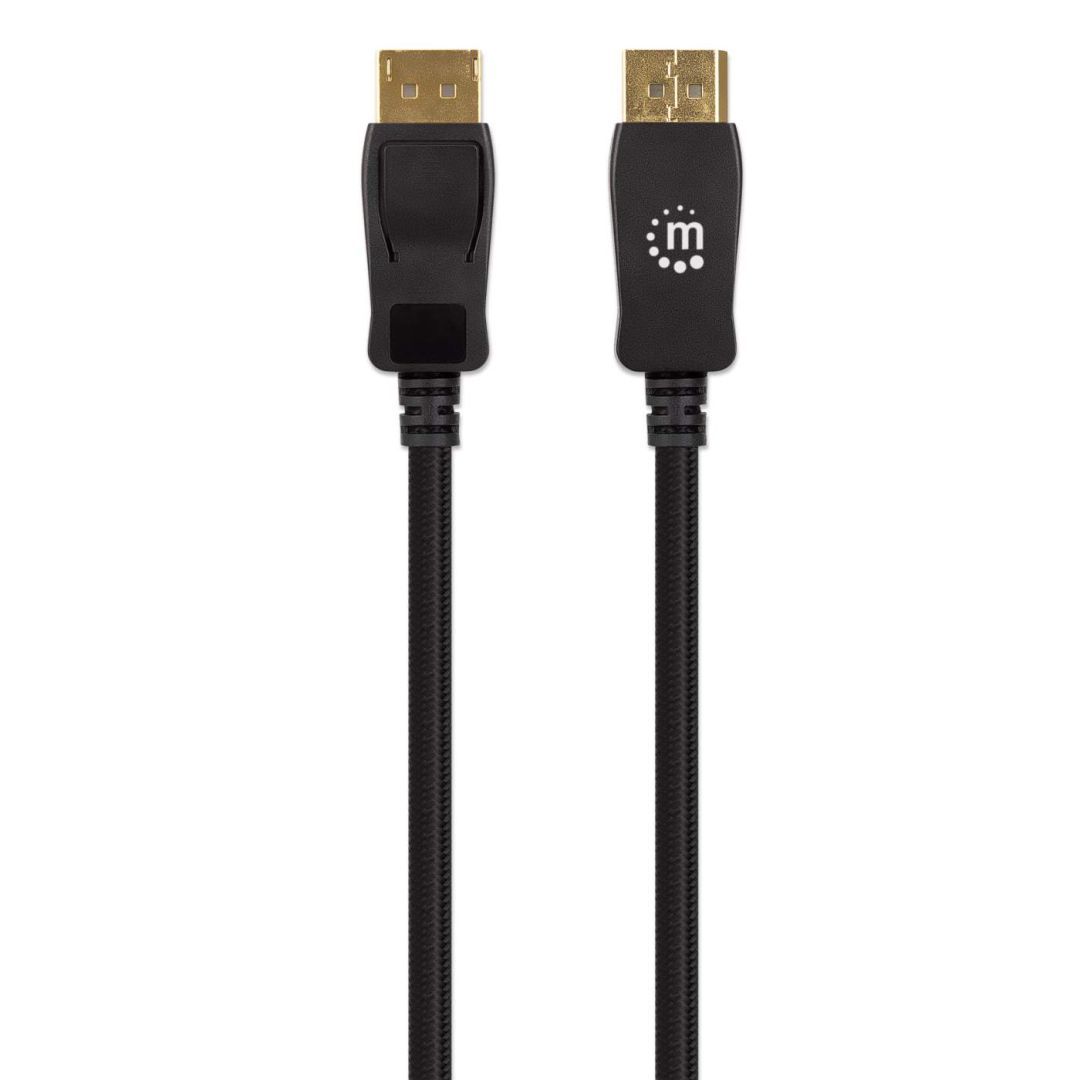 Manhattan 8K@60Hz DisplayPort 1.4 male/male Cable 1m Black