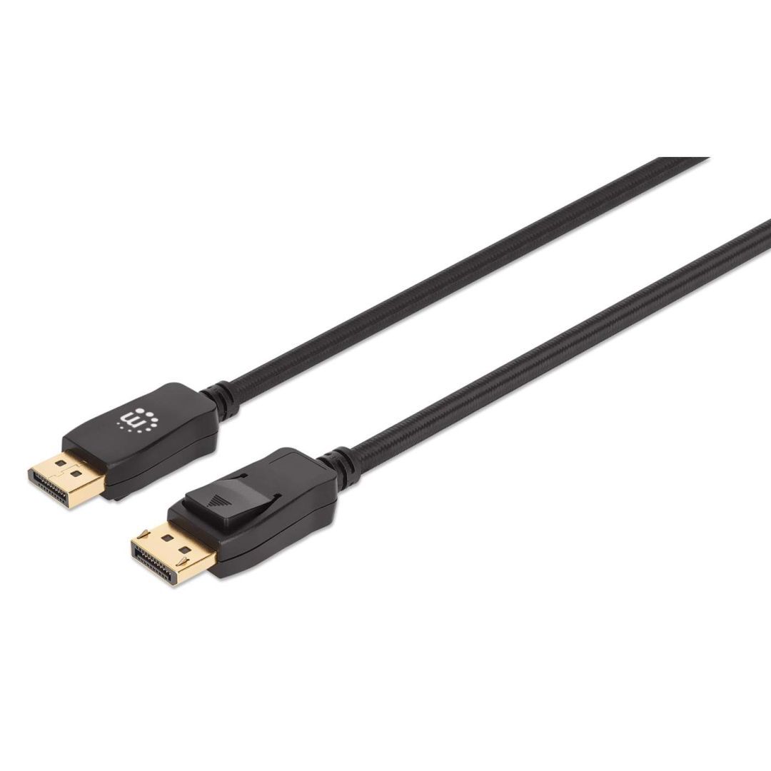 Manhattan 8K@60Hz DisplayPort 1.4 male/male Cable 1m Black