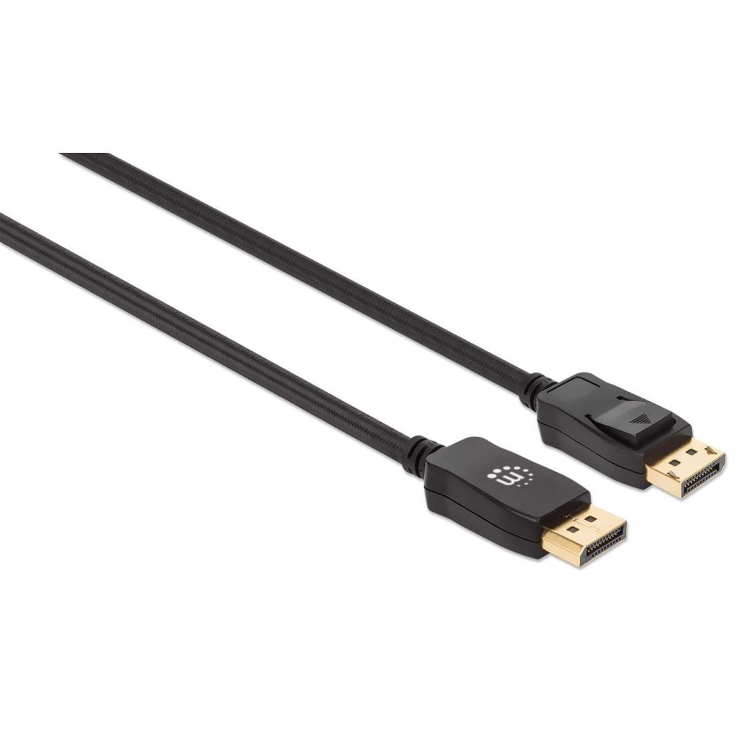 Manhattan 8K@60Hz DisplayPort 1.4 male/male Cable 2m Black